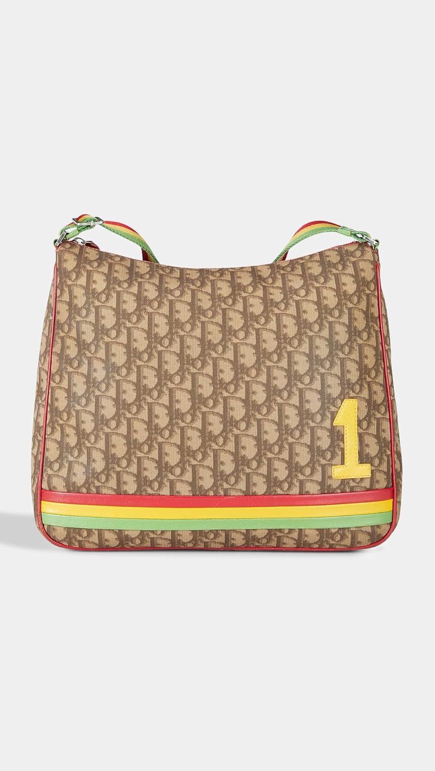 Dior Women's Pre-Loved Brown Coated Canvas Rasta Messenger Bag, Brown, One Size - Image 2