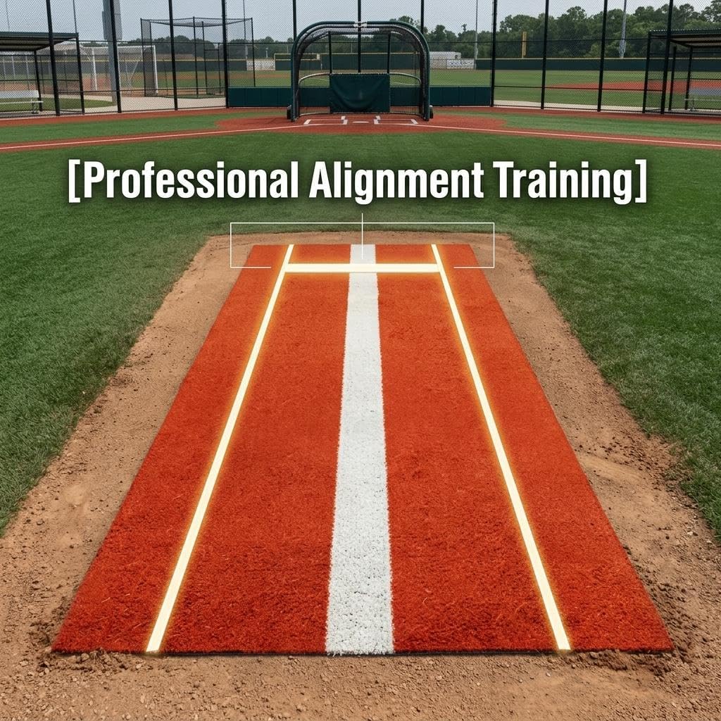 Budget-Friendly Softball Pitching Mat, Affordable Pitching Mound Construction, Economical Sliding Mat for Softball - Great Value for Recreational Softball Players & Beginners