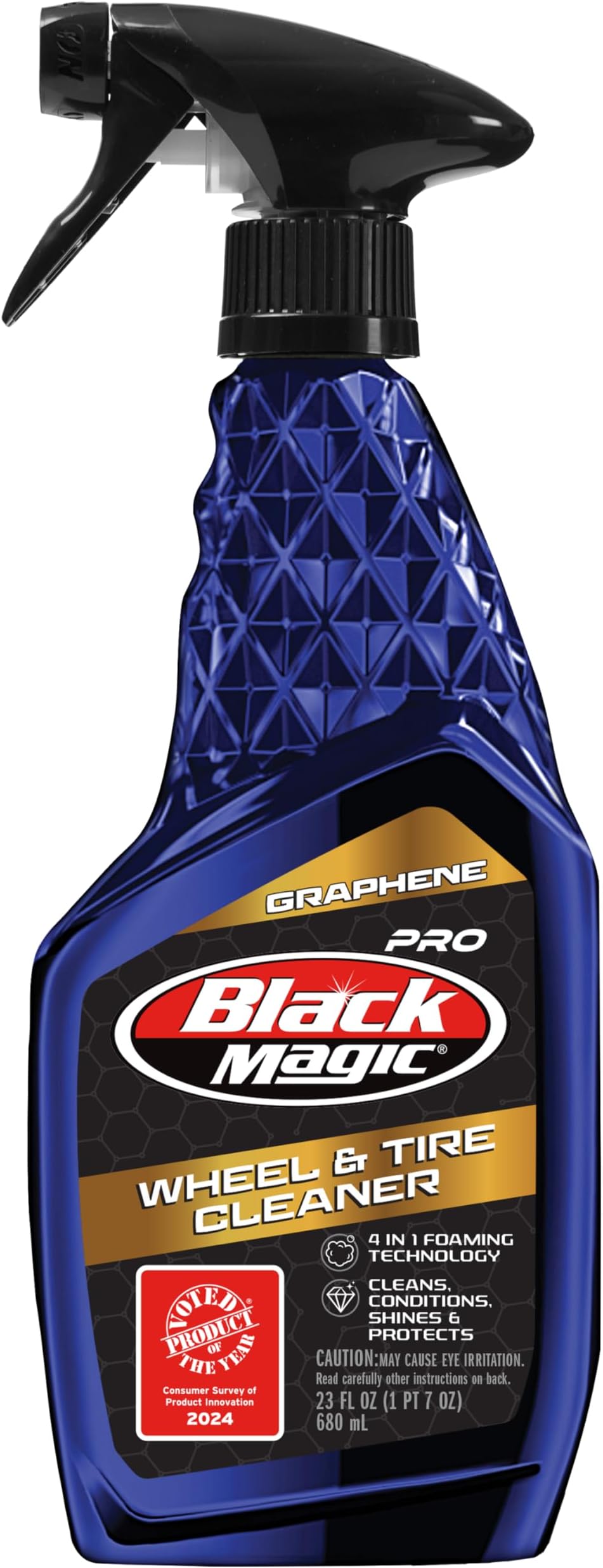 120204 Intense Graphene Wheel & Tire Cleaner, 23oz. - Powerful Multi-Purpose Formula to Melt Away Dirt and Grime For a Renewed Finish and Protection for Weeks