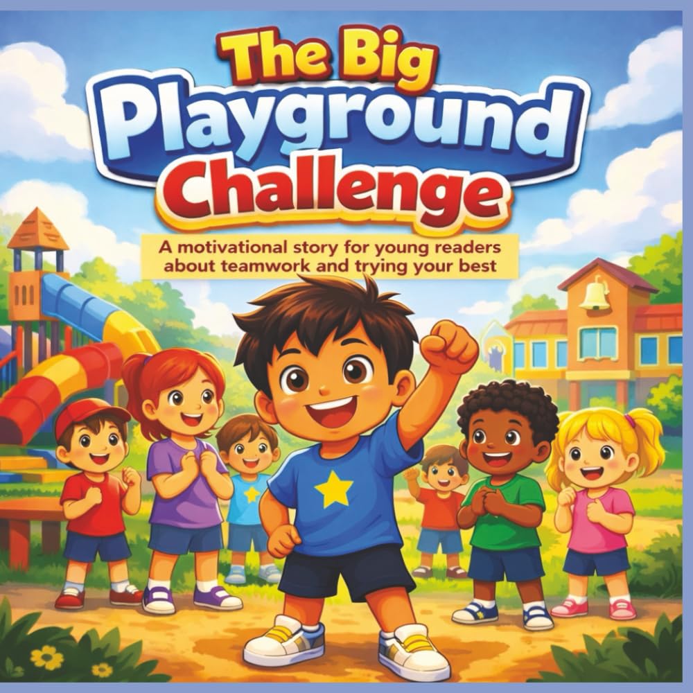 The Big Playground Challenge: A motivational story for young readers about teamwork and trying your best