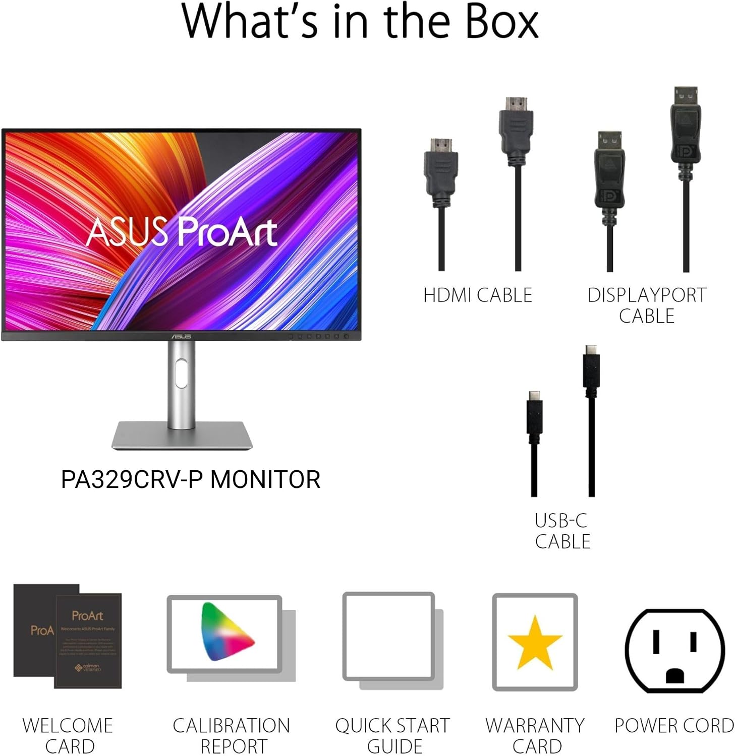 ASUS PA329CRV-P 32 Inch 4K UHD ProArt Monitor for Apple Mac, TAA Compliant