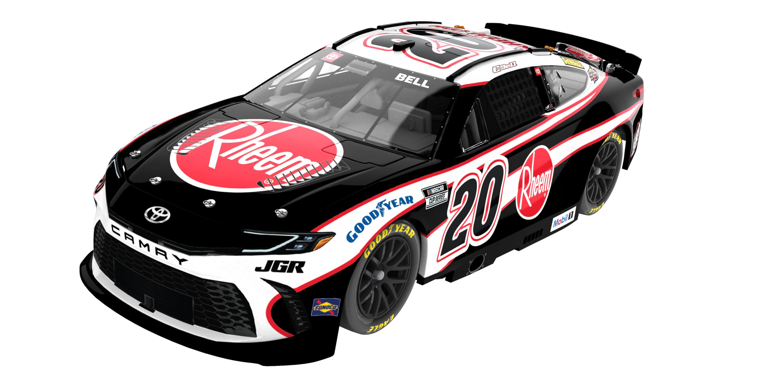 Christopher Bell 2025 Rheem #20 Toyota Camry – 1:24 Scale NASCAR