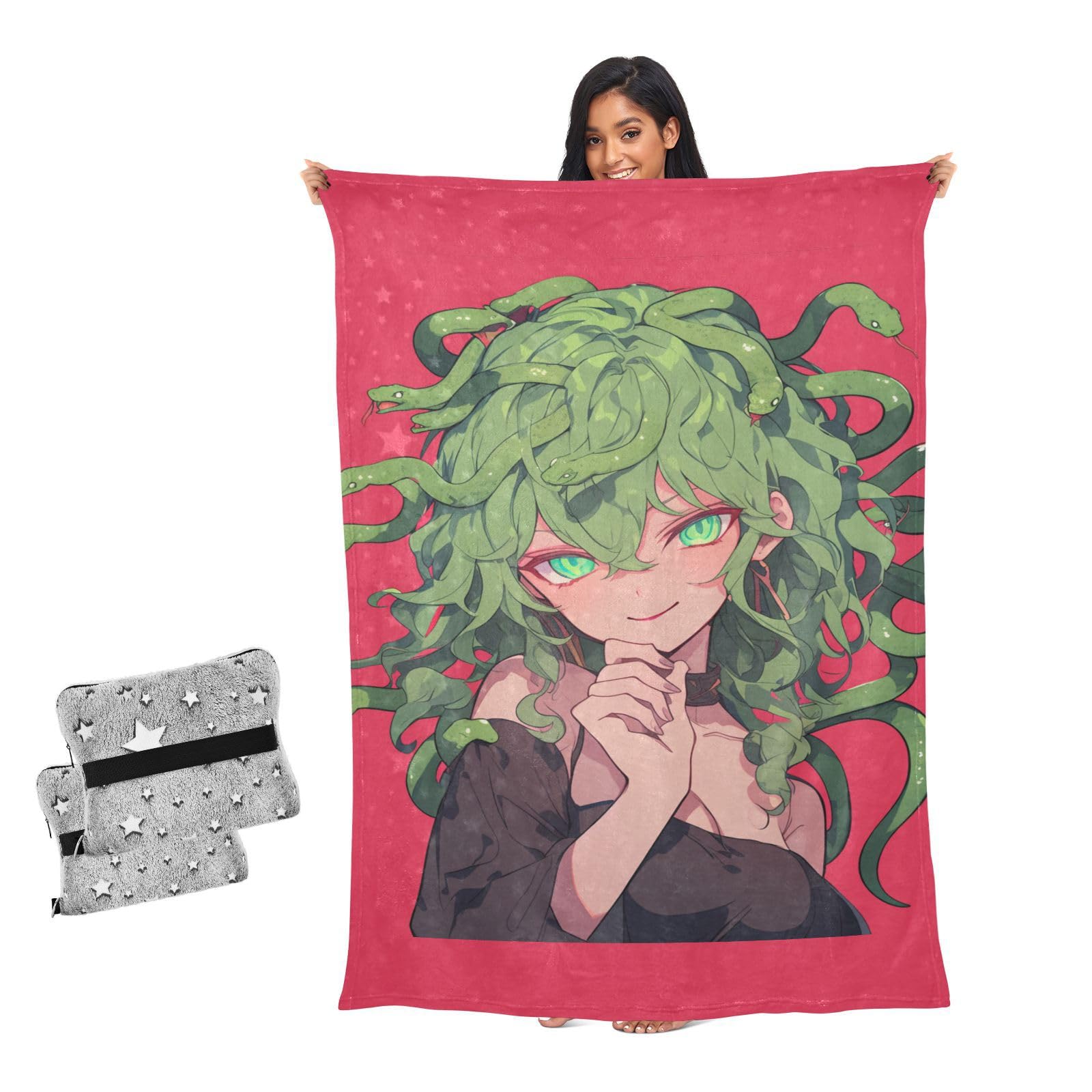 Jeté confortable Medusae Anime pour des soirées cocooning au salon