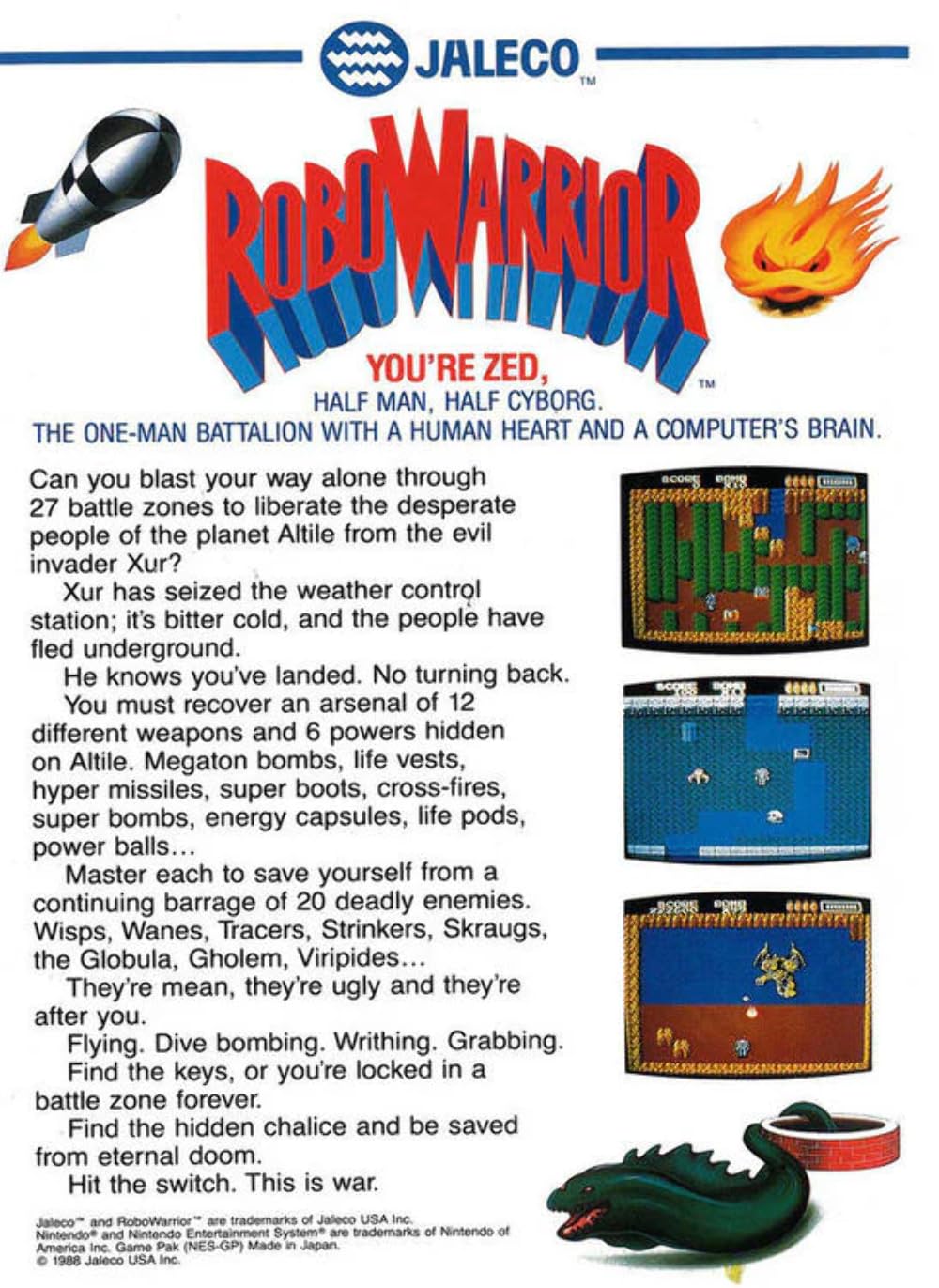 Robo Warrior - NES - PAL