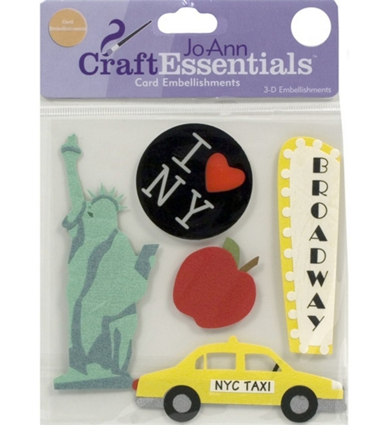Craft Essentials Big Apple Embellishment