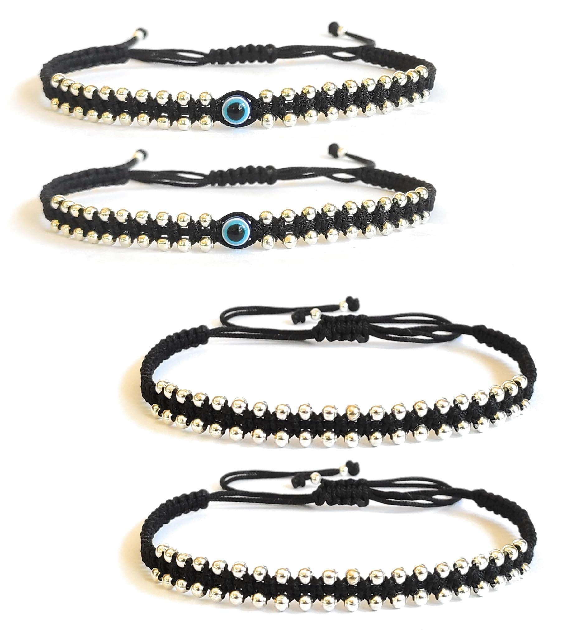 ARTIFICIAL TREE Handmade 40 Ball & Evil Eye Charms Black Thread Adjustable Nazariya Payal | Anklet For Women, Girls 4 piece (AT ANK 083) (B0D2LVR6W9) Amazon Price History, Amazon Price Tracker