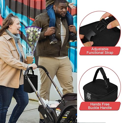 Miniatura 6 de Accmor Bolsa enfriadora de leche materna, bolsas enfriadoras de biberones, bolsas aisladas sobre la marcha, se adapta a 4 botellas grandes de 8