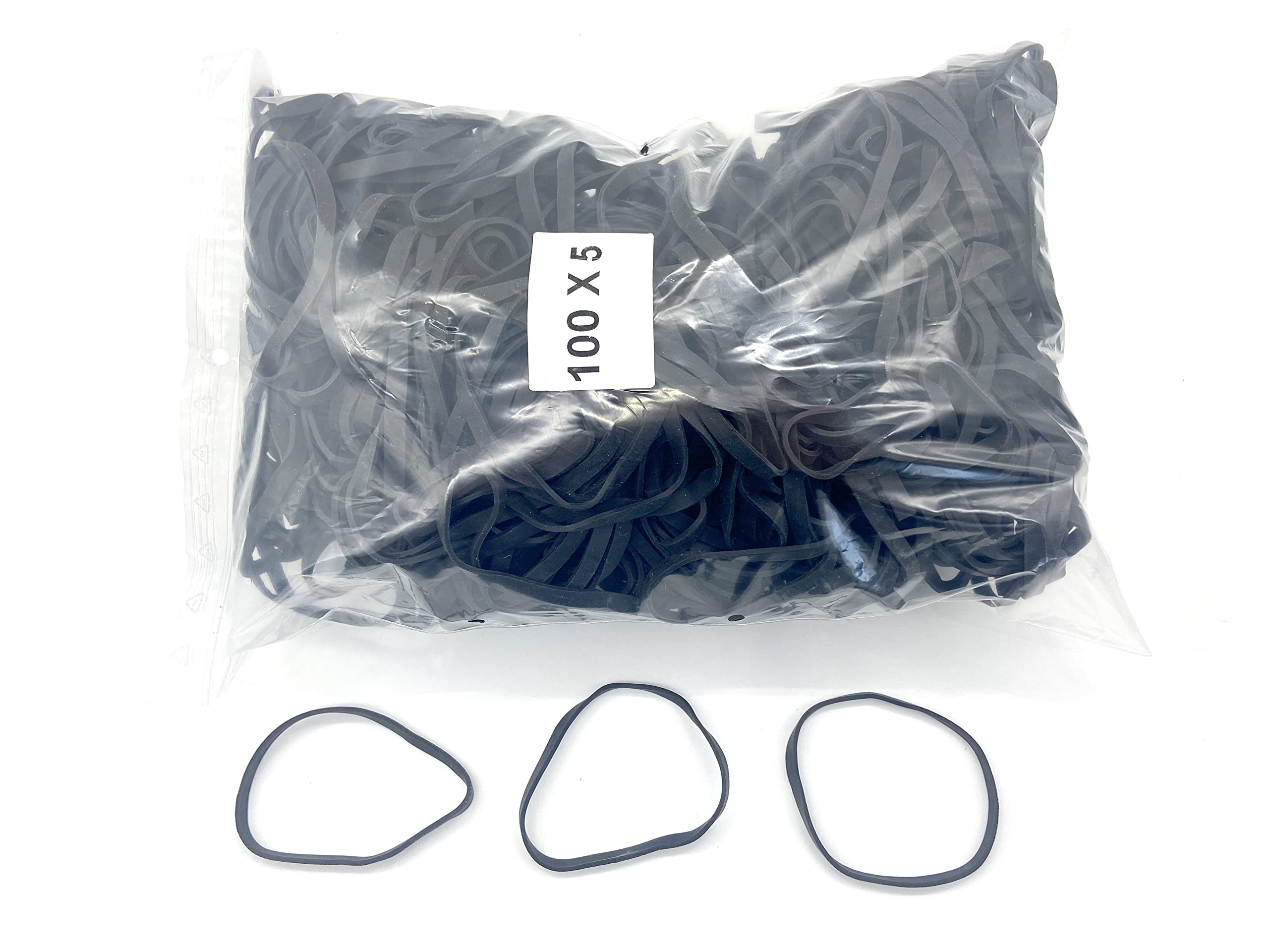 PROGOMRubber Bands - 100 (Ø64) mm x 5 mm - Black - 1 kg