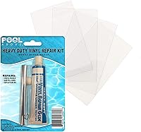 Vista 3 de Kit de parches de reparación de vinilo resistente Pegamento adhesivo de cemento de vinilo y parches de colores para inflables, barcos, balsas