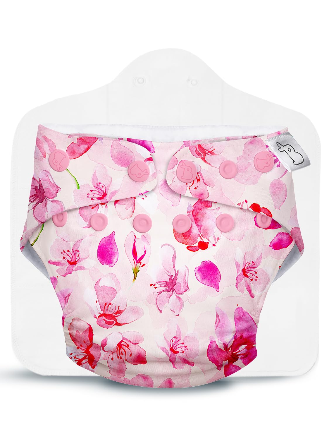 SuperBottoms NEW UNO Freesize Cloth Diaper | Cloth diaper for babies 0 to 3 years | Washable & Reusable cloth diaper | Comes with cloth diaper insert | 1 Diaper and 1 Organic cotton Soaker