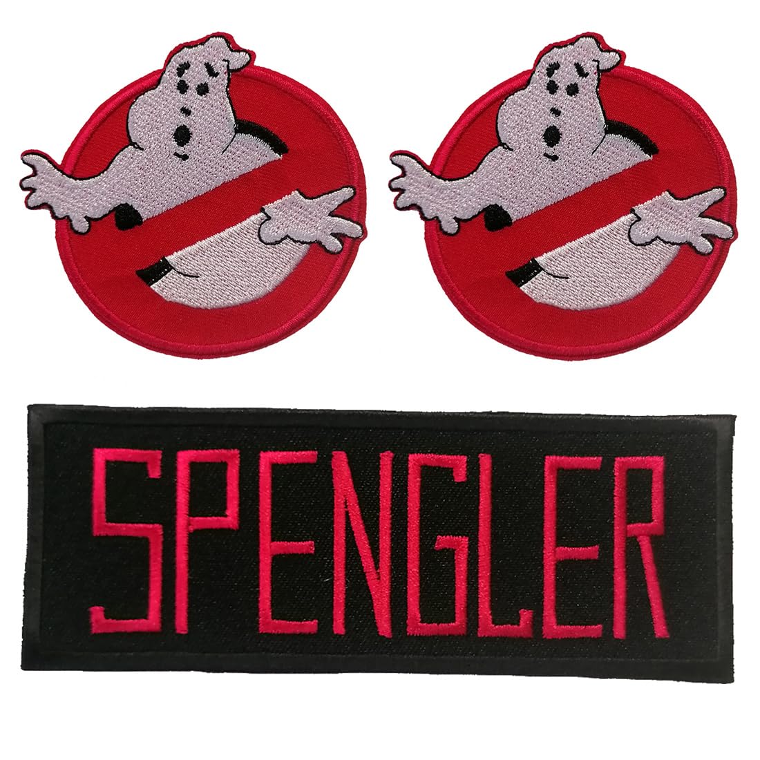 Ghostbuster Set 3 pezzi Spengler Comic Bambini Film - Toppe Termoadesive Patch Toppa Ricamate
