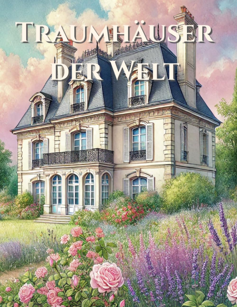 Traumhäuser der Welt: Ein Ausmalbuch für Erwachsene – Eine Reise zum Abschalten