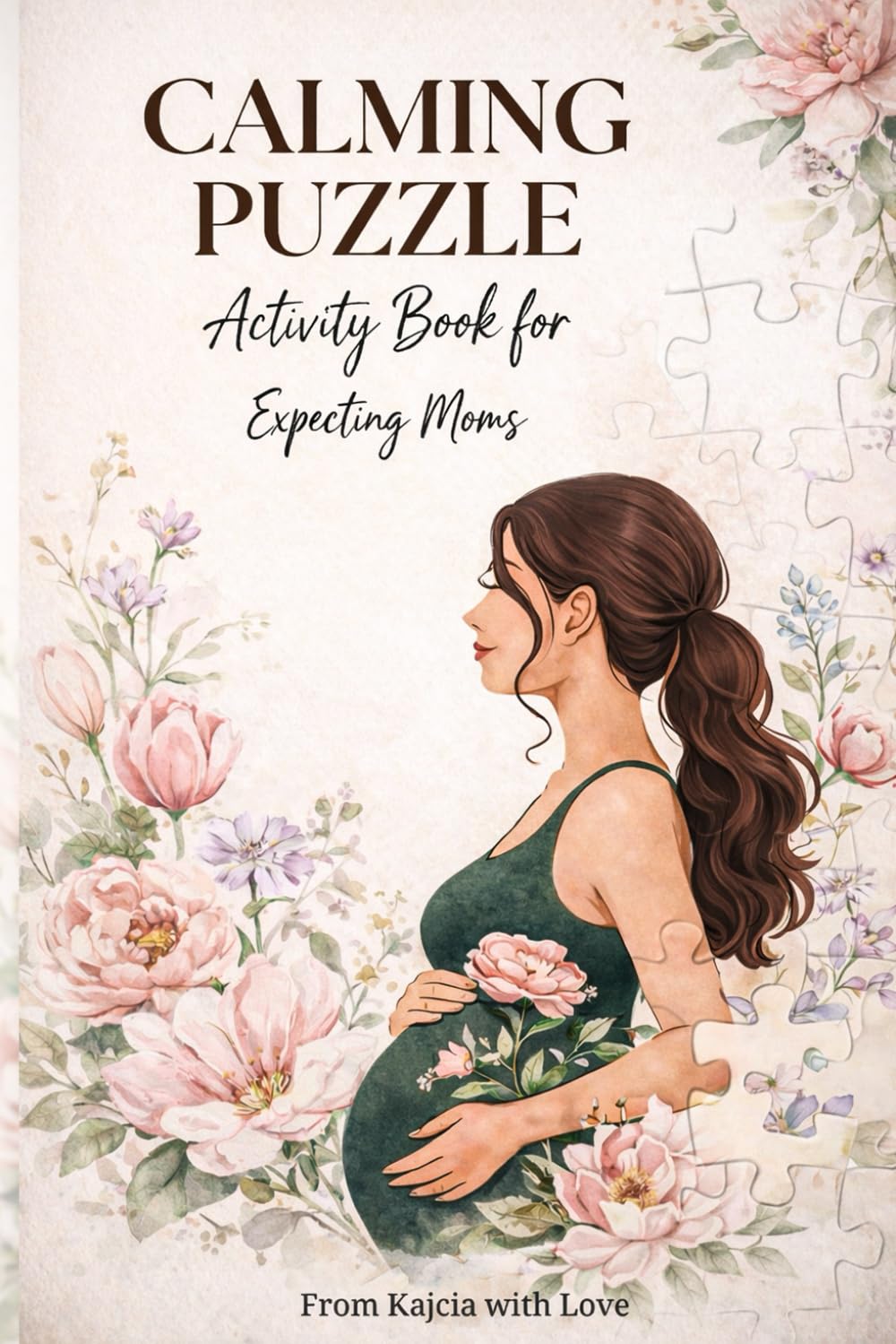Calming Puzzle Activity Book for Expecting Moms: Relaxing Mazes, Word Search & Sudoku for Peaceful Pregnancy Moments
