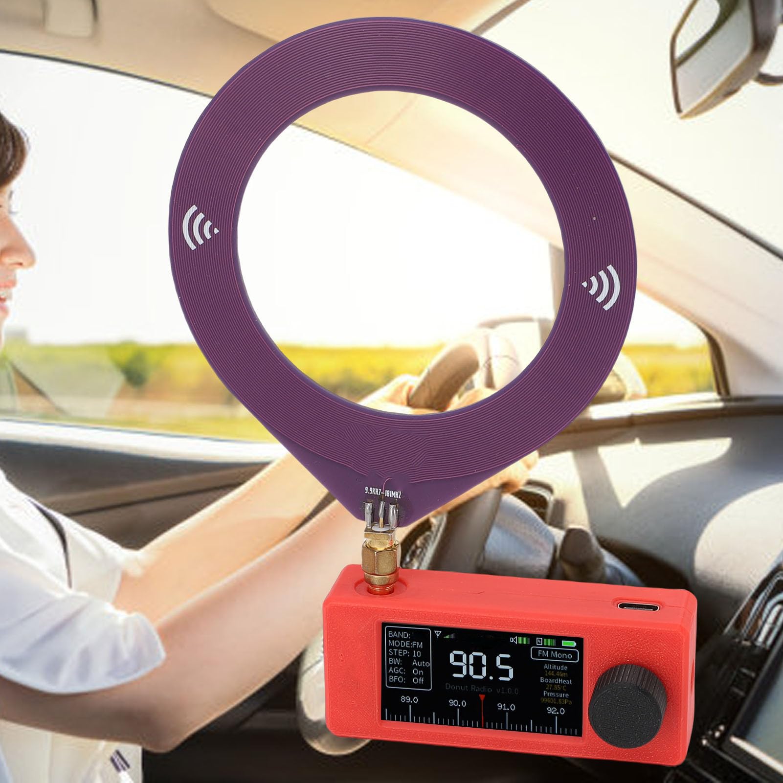 Radio Am FM con la Mejor Recepción, Radio de Transistor Am FM Portátil Recargable, Radios Operados por Baterías, Marcas de ala de Altavoces Grandes de Bolsillo de Bolsillo para