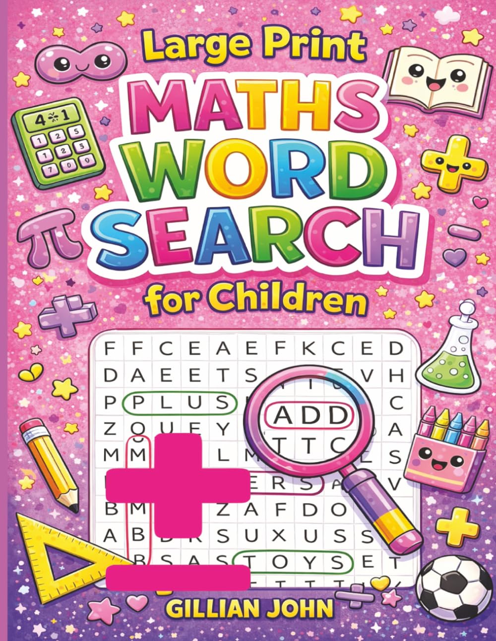 Large Print Maths Word Search For Children (The Maths Word Search Series)