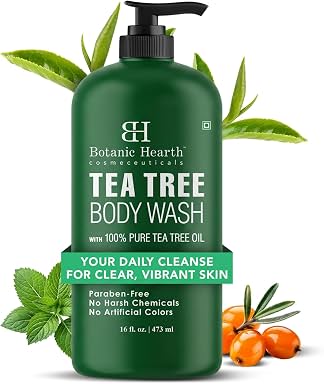 Botanic Hearth Tea Tree Body Wash 16oz