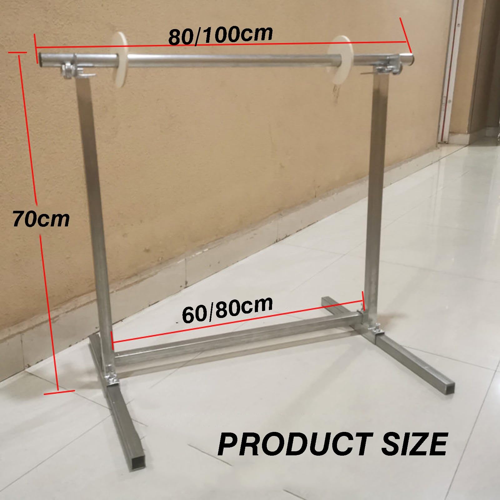 Luftpolsterfolien-Spenderständer, robuste Standverpackung, EPE-Baumwolle/Rollenverpackung, einfacher Folienwechsel, 50 kg Tragkraft, effiziente Lösung