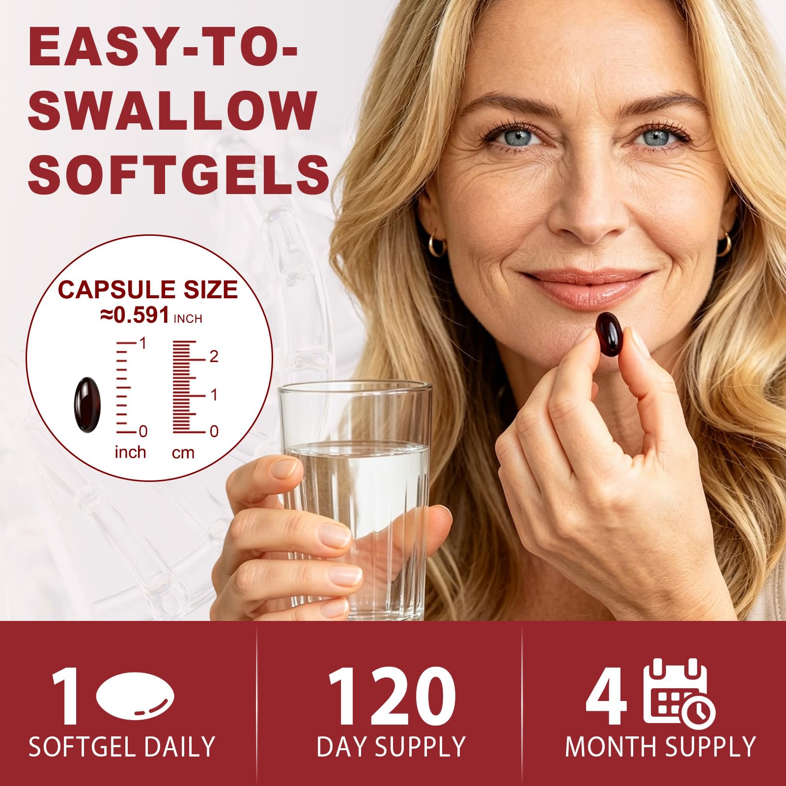 Astaxanthin Softgels 24mg – Natural Antioxidant Supplement for Eye, Joint, Skin Health, Antioxidant Supplement for Daily Wellness – Easy to Swallow– Gluten Free Capsules — Amazon image 6