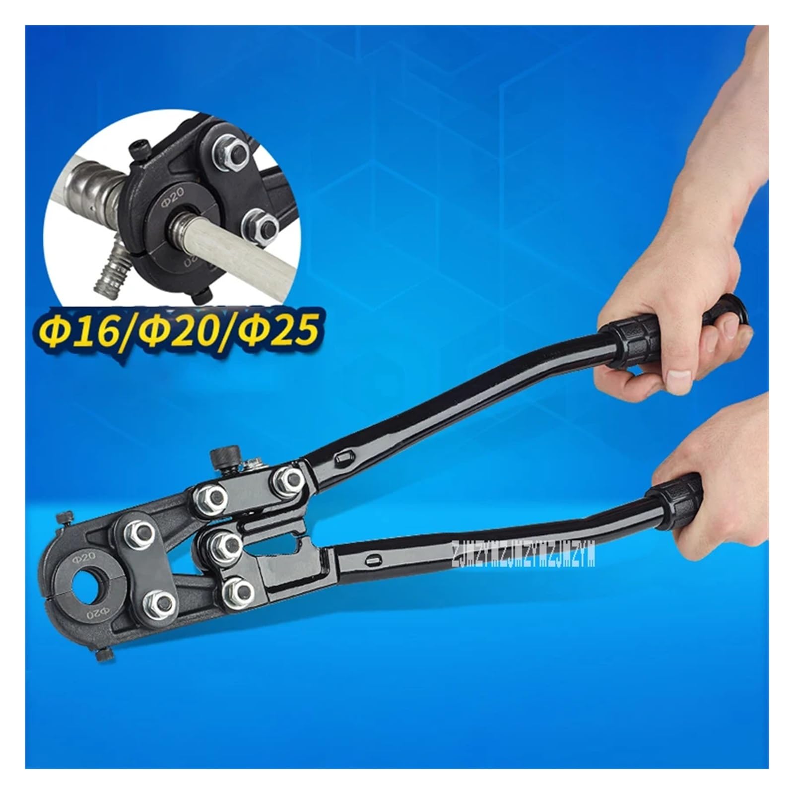 CW-1625 Mechaniczny klucz do rur Szczypce zaciskowe Imadło do rur ze stali nierdzewnej do tulei rur miedzianych Rura aluminiowo-plastikowa kompozytowa