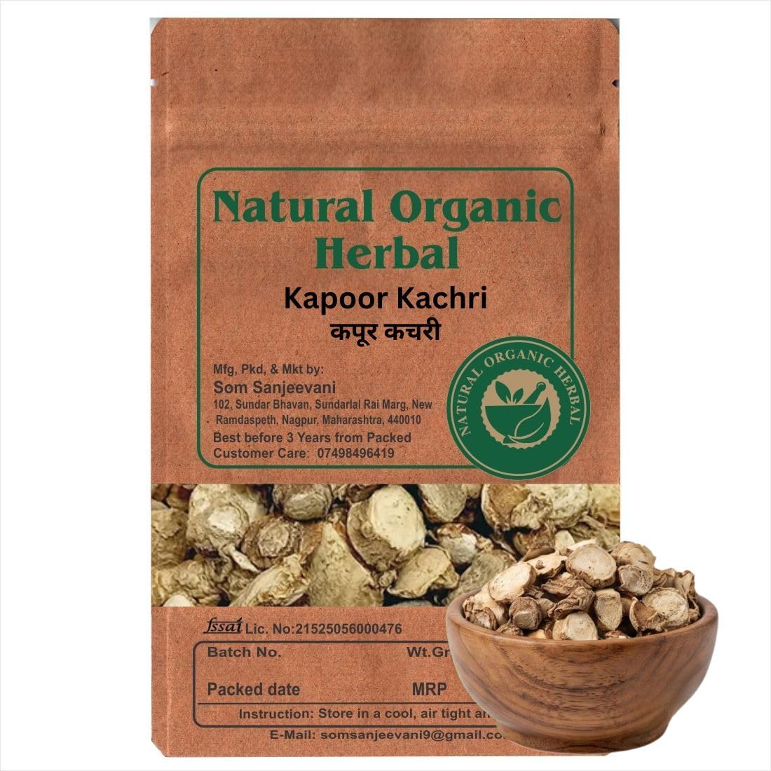 NATURAL ORGANIC HERBAL kapur kachri-200g-Ancient Beauty Secret for Gorgeous Hair-Natural-No Mixing-असली-With 50g Multani mitti powder-picture-27