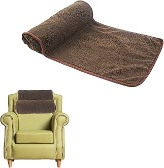 Xikangshun 55×35cm Neck Pillow for Recliner Head Pillow, Hanging Recliner Neck and Head Pillow, Large Neck Roll Recliner Head Travel Pillow for Car/outdoor Chair and Sofa (Brown, 1Pack)