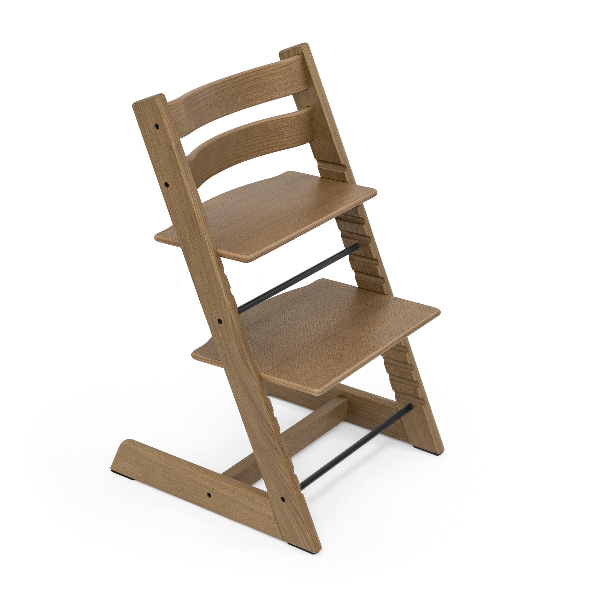 Tripp Trapp - Sedia Stokke, Oak Brown, regolabile, regolabile, per bambini, bambini e adulti, pratica ed ergonomica, in legno di quercia