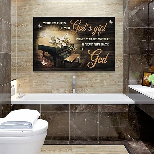 Miniatura 42 de Arte de Pared Cruz de los Diez Mandamientos Arte de Pared de los 10 Mandamientos Versículo Bíblico Religión Cristiana Escritura Imágenes Decoración