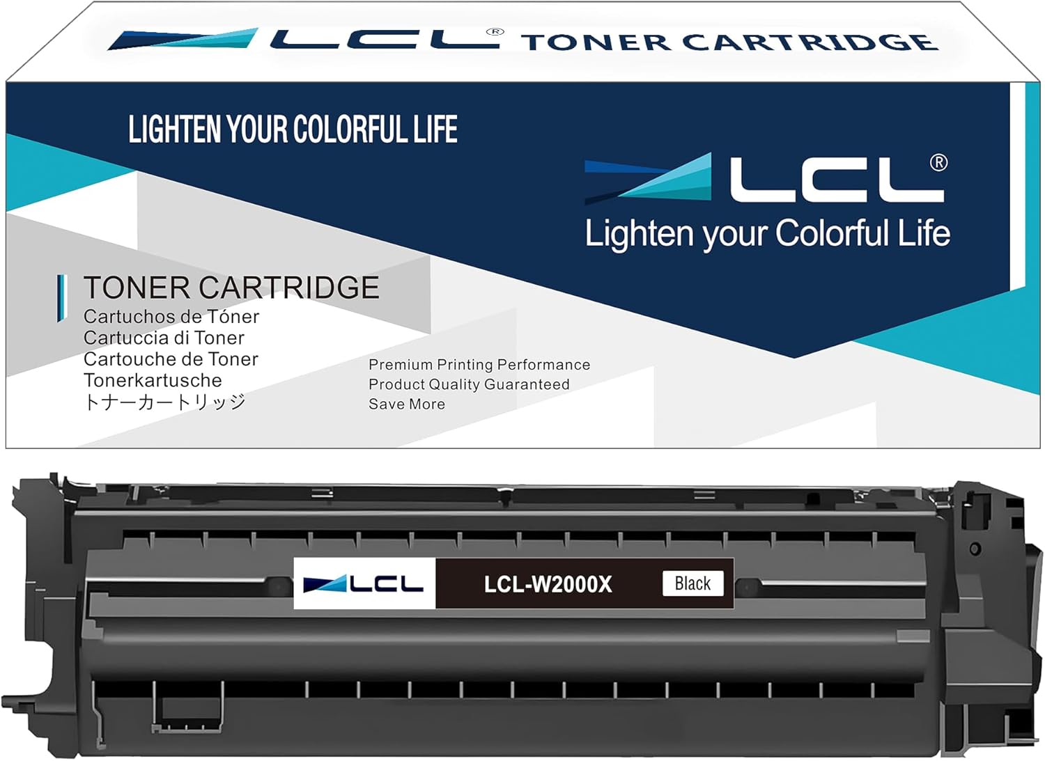 LCL Remanufactured 658A Black Toner Cartridge W2000A Replacement for HP 658A Toner Compatible with HP Color LaserJet Enterprise M751 M751n M751dn Series Printers (1-Pack)