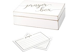 Lillian Rose White Prayer Request Cards - Keepsake Box