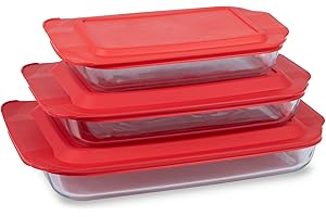 Basics 3-Pack Glass Baking Dish Set