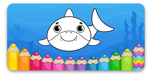Jogos de colorir para crianças - jogo de desenhar e pintar para bebês de 2-5 anos