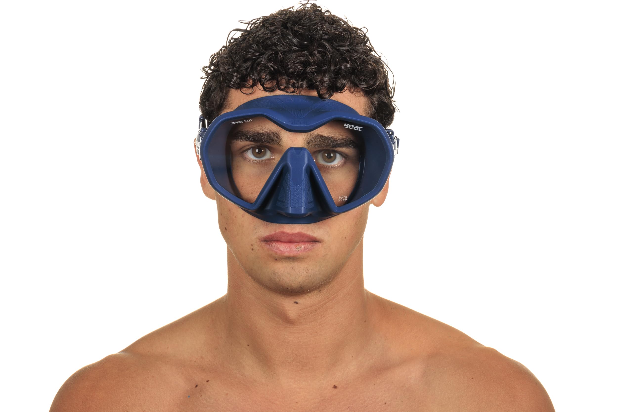 Seac Icona, rahmenlose Einglas-Tauchmaske, 100% Made in Italy