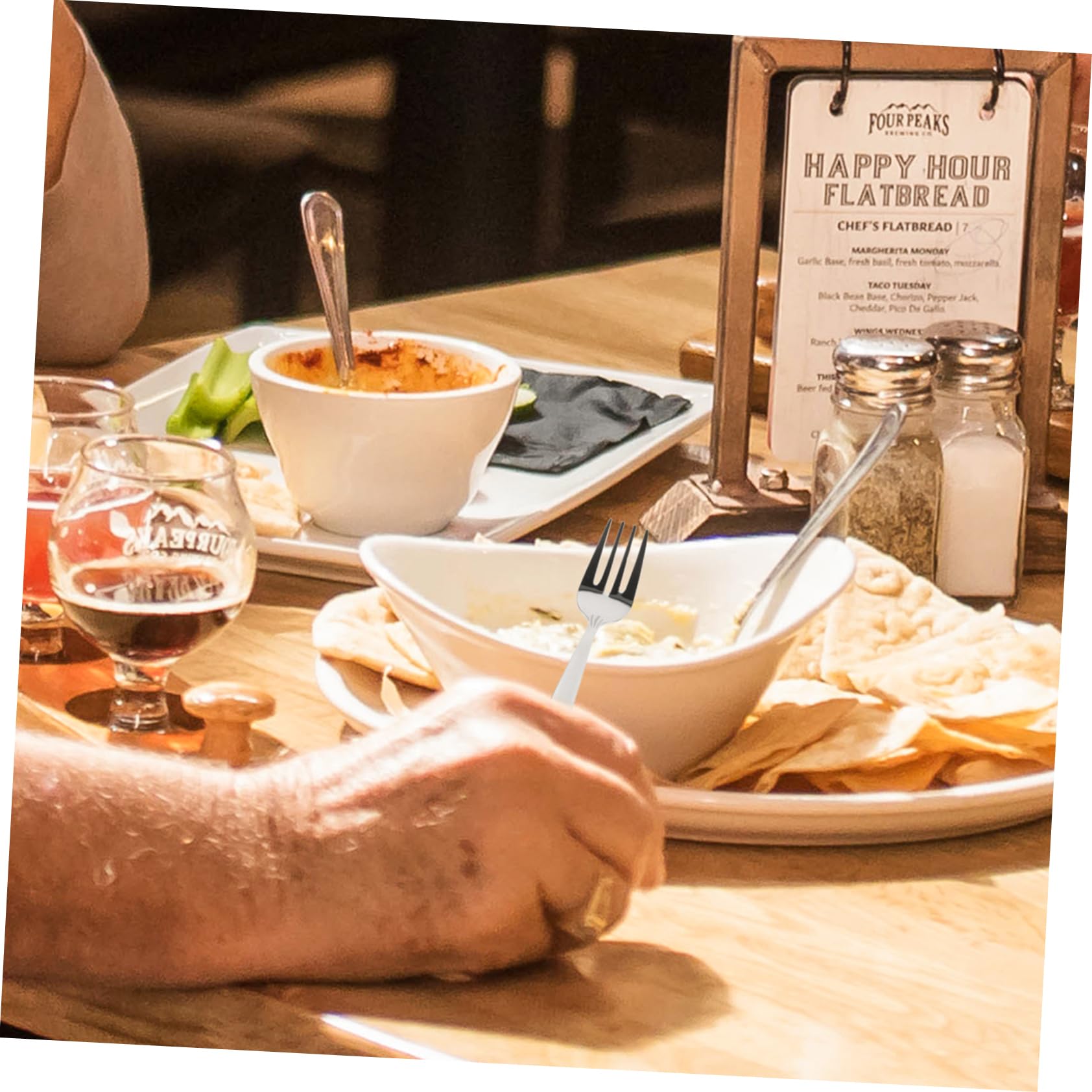 Amazon.co.jp: GLEAVI 1 セット 食品 曲がった フォーク 軽量