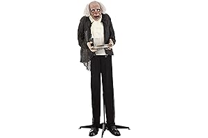 Fun Costumes Animated Life Size Old Man Greeter Decoration Standard