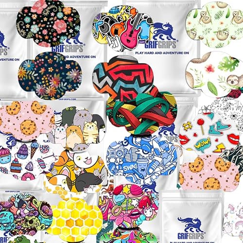 GrifGrips Parches adhesivos elige tu estilo y fórmula adhesiva forma de envoltura para Dexcom (paquete de 30) para Cinta CGM Libre 3, Onipod,