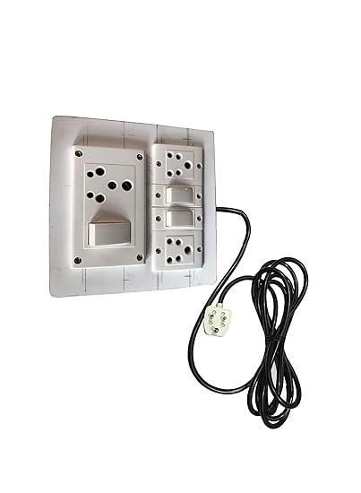 Electric Extension Wooden Board(2 5A,1 15A) 5Ampere Wire Length (8 Meters)