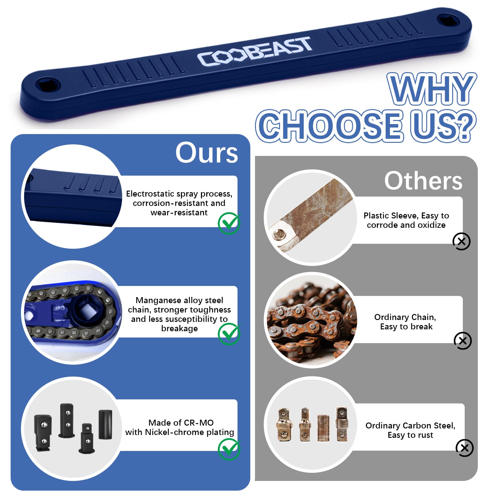coobeast Offset Wrench - Impact Ready Extender -3