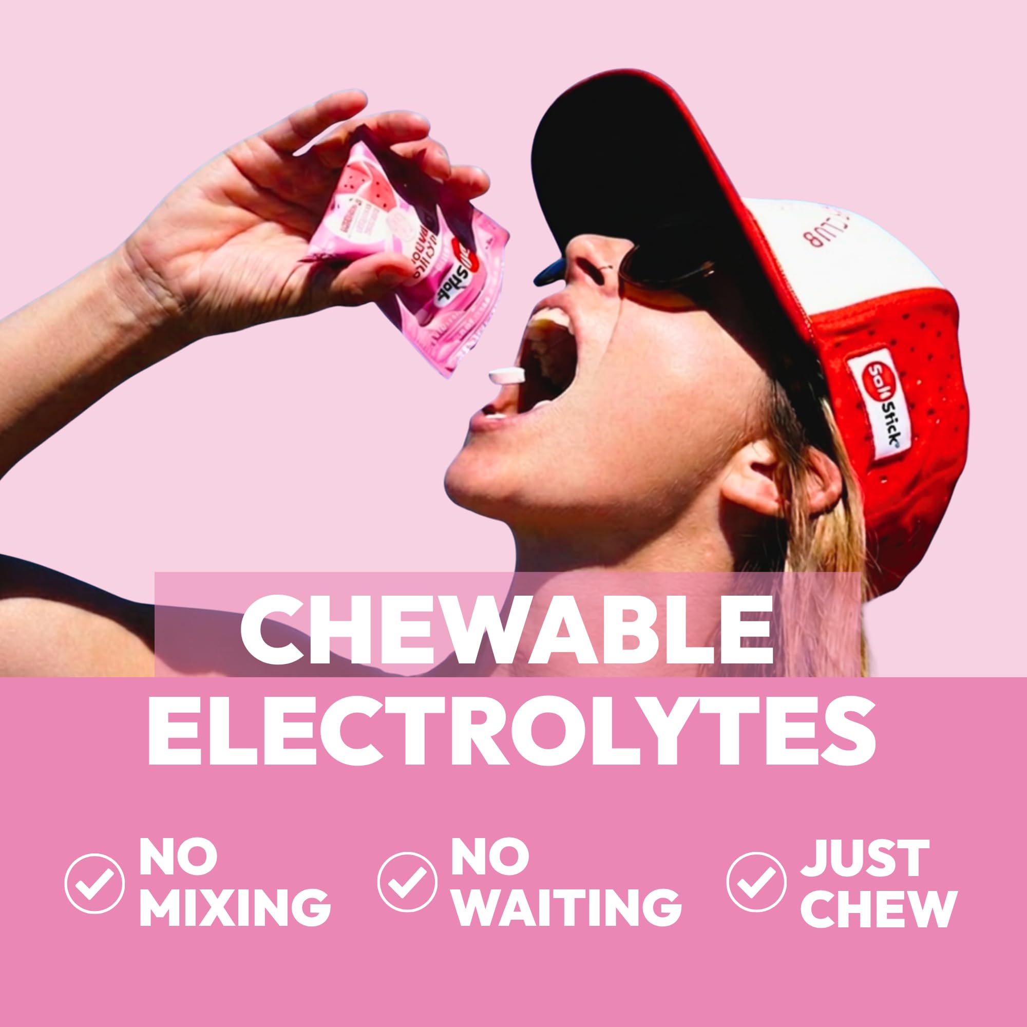 SaltStick High Sodium Electrolyte FastChews - Pink Lemonade, 60 Tablets — Amazon image 4