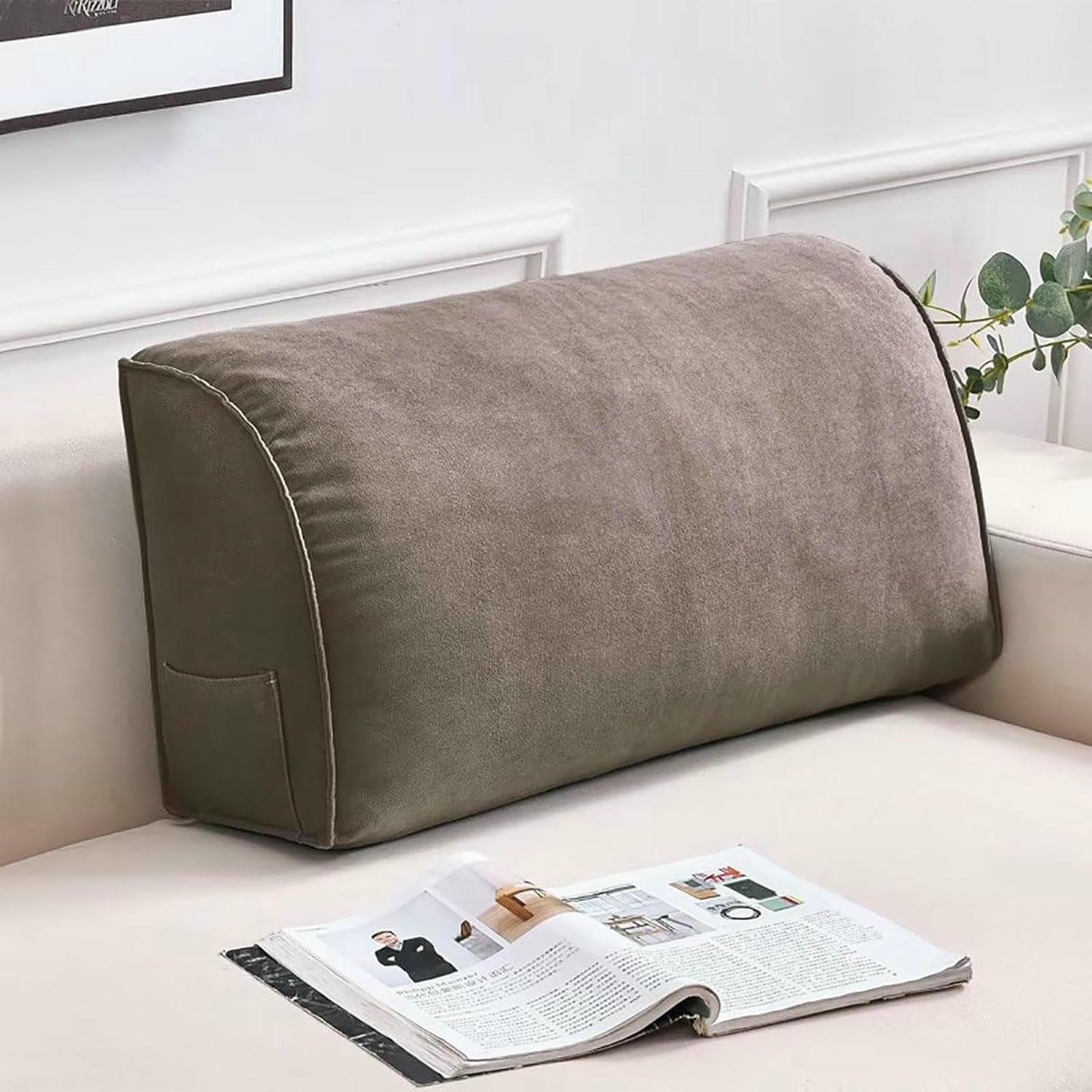 Oreillers de lecture grand format et coussin compensé dossier de lit