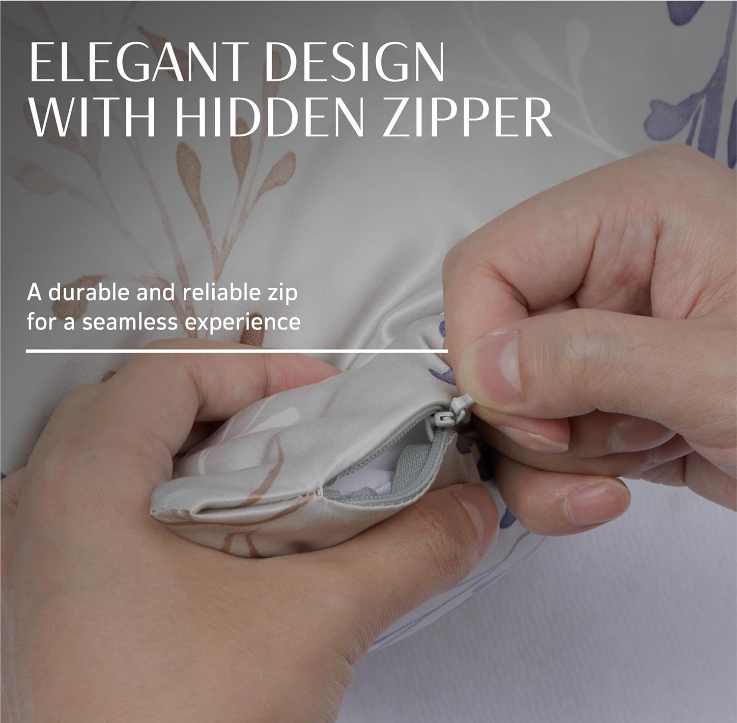 100% Mulberry Silk Pillowcase - Standard - Floral Print