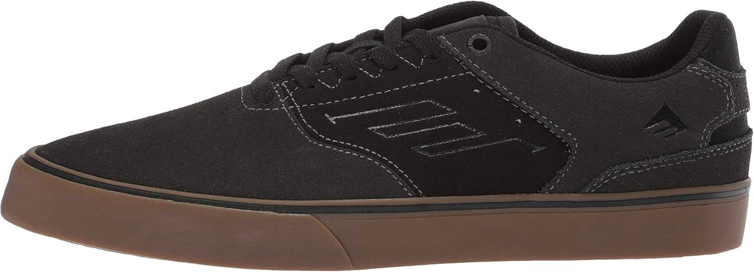 Emerica Men's The Reynolds Low Vulc Skate Shoe 6 Medium US Dark Grey/Black/Gum