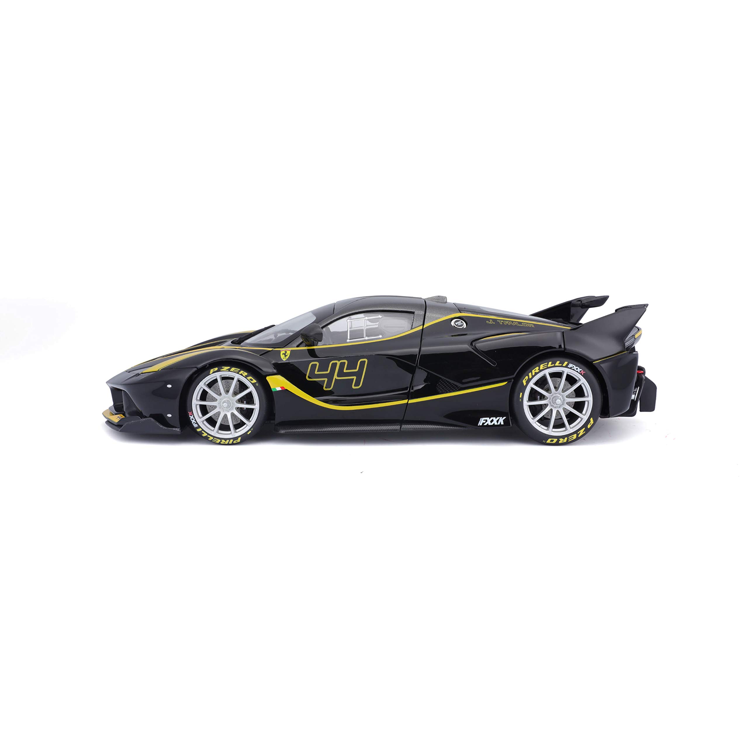 Bburago 15616907BK Ferrari FXX K Modellauto im Maßstab 1:18, Schwarz