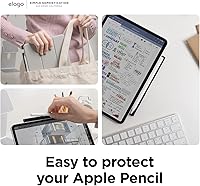 Vista 5 de elago Soporte de metal compatible con Apple Pencil Series (USB-C, Pro, 2ª generación), compatible con teclado Apple Magic, funda con teclado