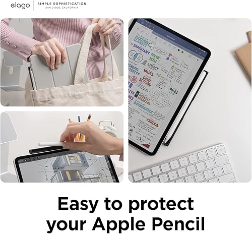 Miniatura 5 de elago Soporte de metal compatible con Apple Pencil Series (USB-C, Pro, 2 generación), compatible con teclado Apple Magic, funda con teclado