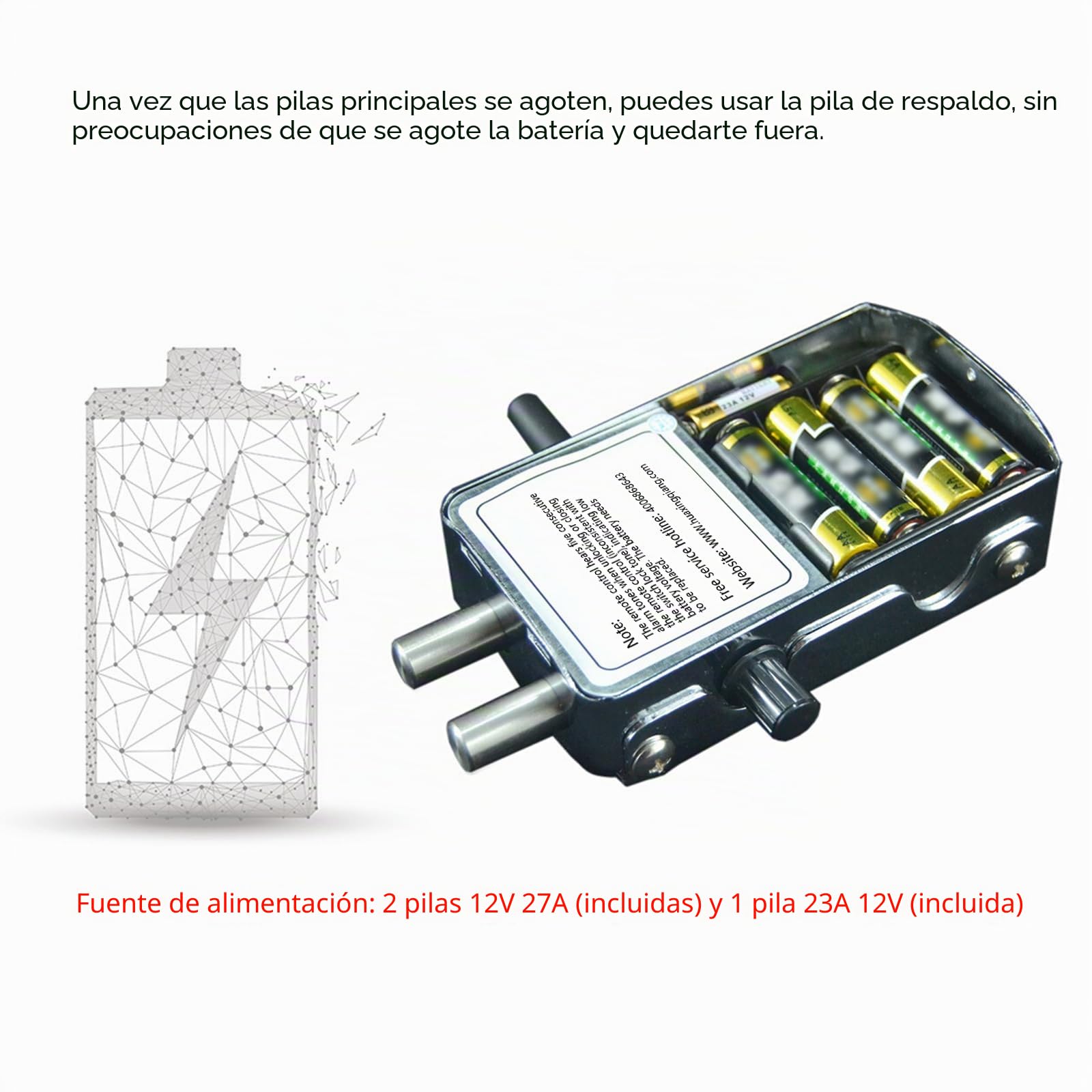 ACAGALA Home Door Lock Kit Mando a distancia Keyless Entry Cerradura Electrónica Smart Wireless Anti-Theft Deadbolt Sistema de Control de Acceso para Casa Hotel Apartamento