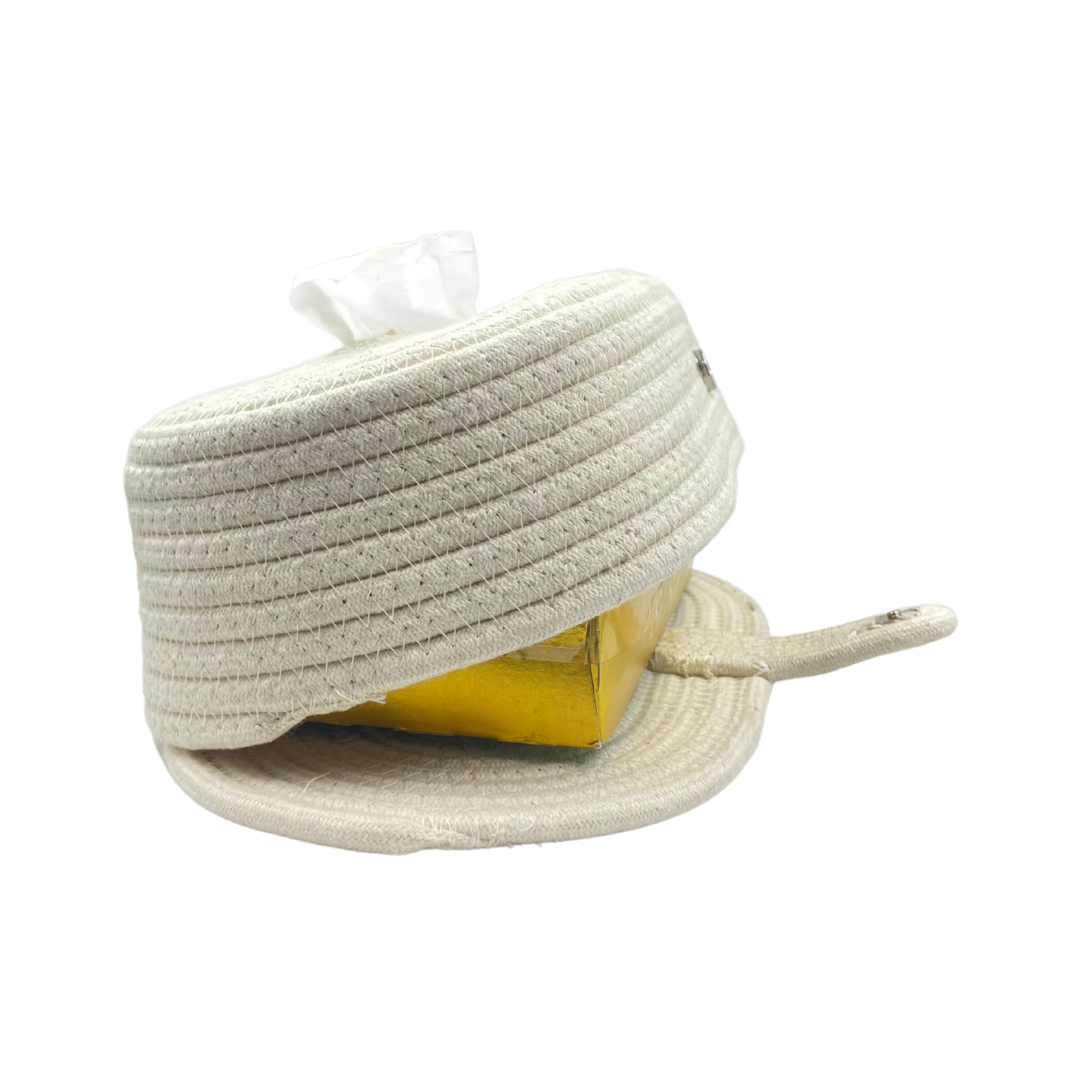 Handcrafted Jute Tissue Box - Natural & Stylish -8 Handcrafted Jute Tissue Box - Natural & Stylish -8