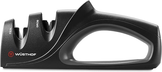 WÜSTHOF 2-Stage Hand-Held Sharpener,Black,22.9L x 2.5W x 2.5H centimetres