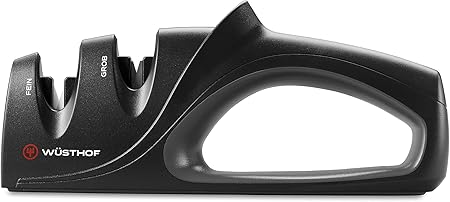 WÜSTHOF 2-Stage Hand-Held Sharpener, Black