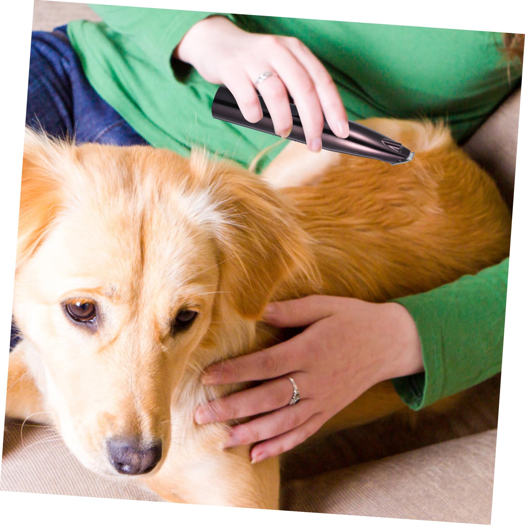 Tagliacapelli Elettrico per Peli Zampe Cane e Gatto, Nero