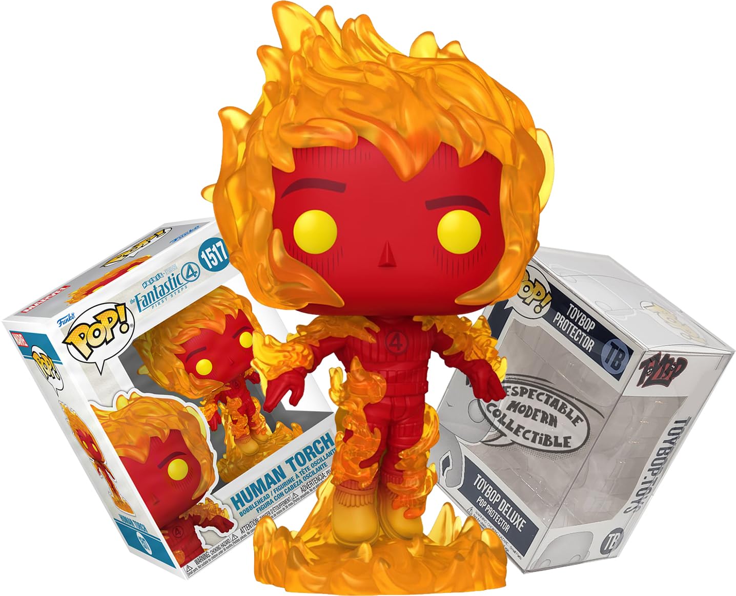 Amazon.com: Funko Human Torch - The Fantastic Four First Steps +